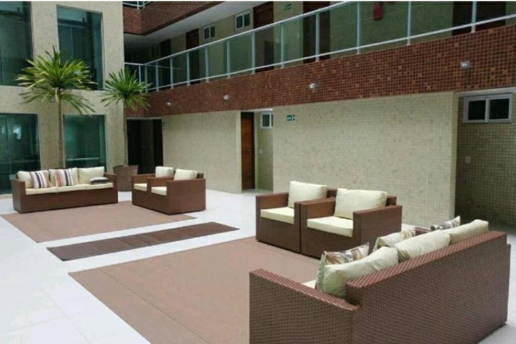 Flat Bello Plaza - Piscina Com Vista Da Orla 카베델로 외부 사진
